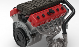 New 3D printed V12 engine works