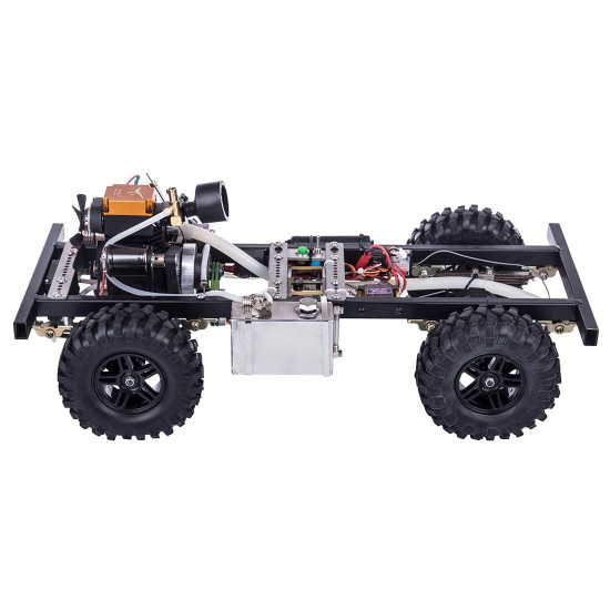 1:10 fuel model car set (frame + toyan fs-s100a methanol engine + toyan engine parts + remote controller)