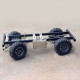 1:10 model rc car chassis frame compatible with toyan fs-s100ga s100a single cylinder engine series engine