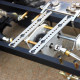 1:10 model rc car chassis frame compatible with toyan fs-s100ga s100a single cylinder engine series engine