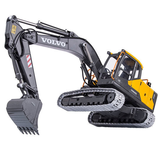 1/14 2.4g  rtr metal remote control excavator rc engineering construction truck vehicle - electric cylinder version