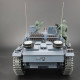 1:16 german iii-f8 assault tank 2.4g military rc tank model - metal ultimate edition