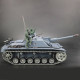 1:16 german iii-f8 assault tank 2.4g military rc tank model - metal ultimate edition