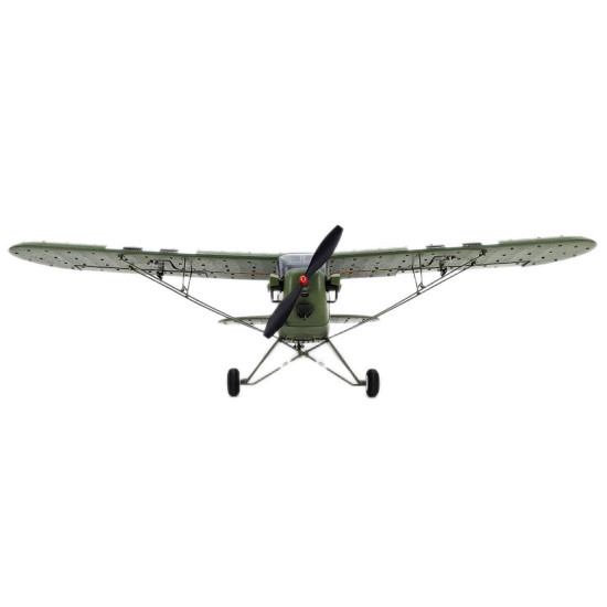 1/16 rc airplane wwii piper j-3 cub rc 4ch brushless fixed-wing aircraft model military plane toy (rtf version)