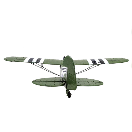 1/16 rc airplane wwii piper j-3 cub rc 4ch brushless fixed-wing aircraft model military plane toy (rtf version)