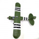 1/16 rc airplane wwii piper j-3 cub rc 4ch brushless fixed-wing aircraft model military plane toy (rtf version)