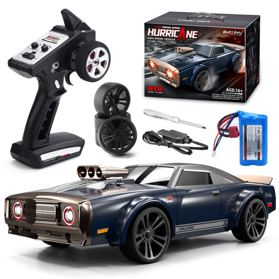 1/16 rc car 2.4g 4wd 35km/h rc drift muscle car model electric vehicle toys - rtr version