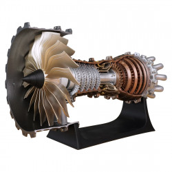 skymech trent 900 aircraft engine model kit - build your own jet engine - 1: 20 scale turbofan engine mechanical science stem toy