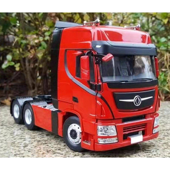 1/24 2.4g  simulation rc engineering  tow truck detachable flatbed semi trailer tractor model rtr