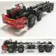 1/24 hydraulic rc truck 2.4g full scale simulation 4 front 8 back dump truck heavy truck engineer machine model rtr