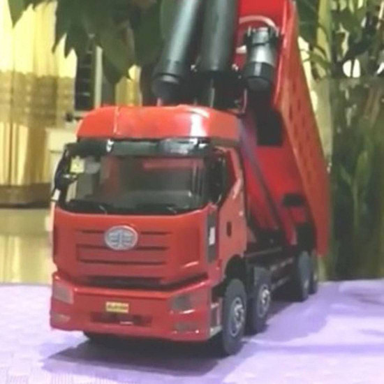 1/24 hydraulic rc truck 2.4g full scale simulation 4 front 8 back dump truck heavy truck engineer machine model rtr