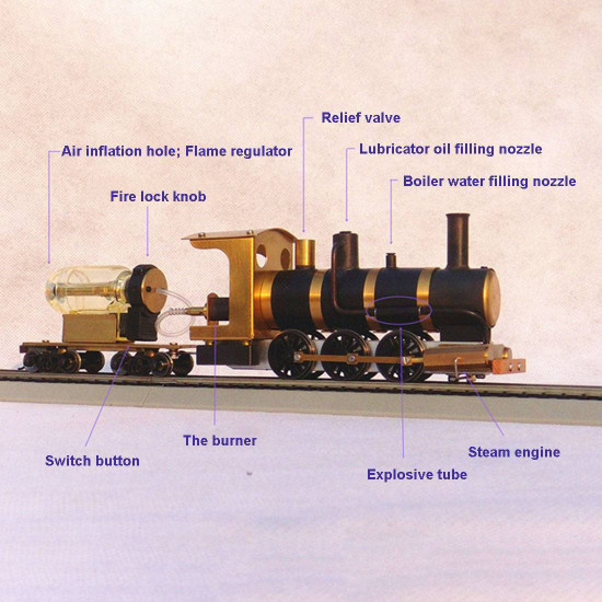 1:87 ho scale steam drive train model steam locomotive model live steam engine