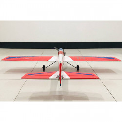 1080mm wingspan gas powered aerobatic 3a stunt airplane balsa wooden airplane model arf with sh18 nitro engine - red