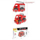 1375pcs+ diy metal assembly fire truck model exquisite four-piece educational toy gift