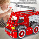 1375pcs+ diy metal assembly fire truck model exquisite four-piece educational toy gift