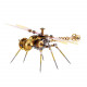 150pcs 3d metal golden dragonfly model building kit