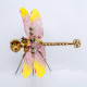 150pcs 3d metal golden dragonfly model building kit