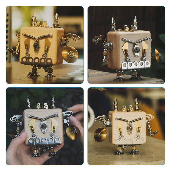 150pcs 3d metal vooriya music box diy creative gift