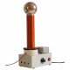 15cm arc tesla coil demonstration of high frequency ac wireless transmission lightning simulator - us plug