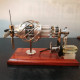 16 cylinder upgraded stirling engine model quartz glass hot air creative motor engine generator