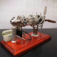 16 cylinder upgraded stirling engine model quartz glass hot air creative motor engine generator