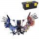 1800+pcs cyberpunk diy 3d metal gyrfalcon eagle model kits