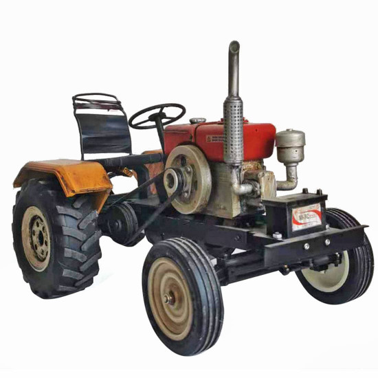 2.4g remote control electric 4×2 vintage tractor truck model farm toys scale 1:10