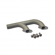 2-in-1 upgraded exhaust pipe for semto st-nf2 twin cylinder engine model kits