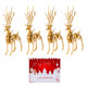 200pcs+ christmas golden elk model metal model kits for adults