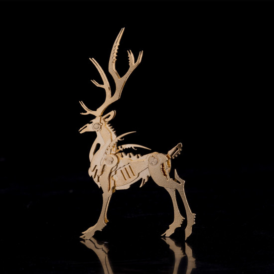 200pcs+ christmas golden elk model metal model kits for adults