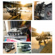 2493pcs+ diy metal assembly educational toy for land, sea and air (battleship + tank + fighter)