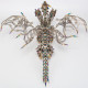 2900+pcs mechanical 3 headed dragon metal model kits gorekia