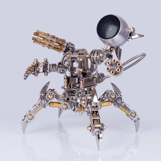 2pcs diy stainless steel assembly magnetic mecha educational toy gift