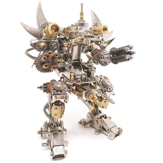 2pcs diy stainless steel assembly magnetic mecha educational toy gift