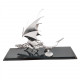 2pcs diy stainless steel ice dragon 3d assembled model crafts