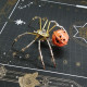 2pcs/set steampunk brass pumpkin spider scarecrow 3d metal model kits for halloween