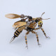 300pcs+ steampunk wasp model building kit full set