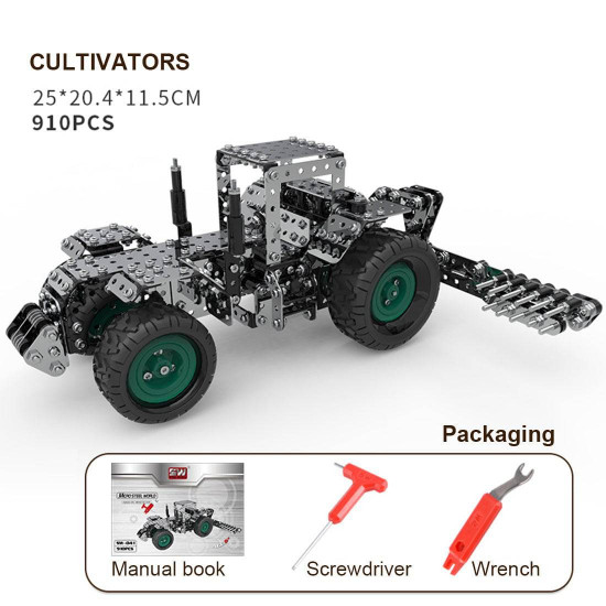 3602pcs diy metal assembly gear transmission agricultural machinery combination educational toy