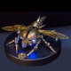 3d metal diy rotatable steampunk beetle insect assembly kit with voice control light