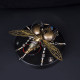 3d metal diy rotatable steampunk beetle insect assembly kit with voice control light