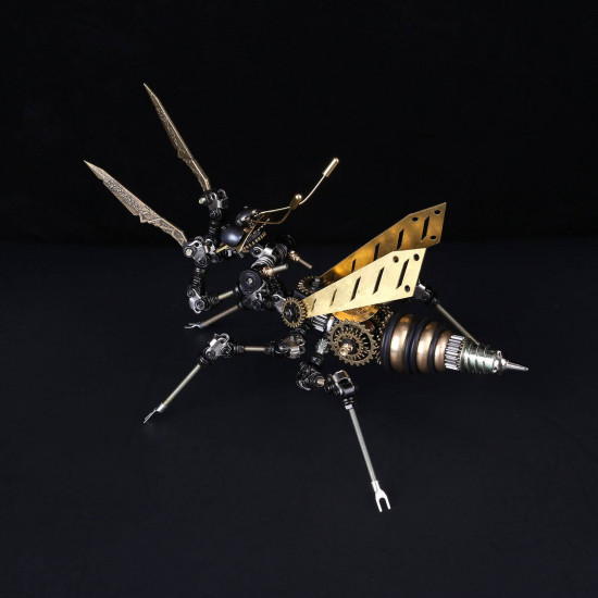 3d metal mantis insect puzzle diy model assembly building kit