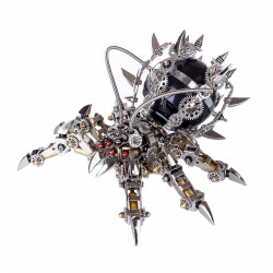 3d metal mechanical spider assembly diy model kit with bluetooth speaker