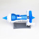 3d printed aero engine model turbofan jet engine model diy stem engine toy - ordinary static type