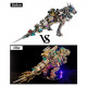 3d metal rex dinosaur mechanical puzzle  diy assembly model kit - 2500pcs+55cm height