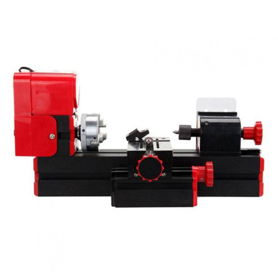 4 in 1 micro machine tool wire saw wood lathe sand mill handheld machine tool diy assembly kit 100pcs+