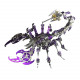 4pcs scorpions diy animal 3d metal model kits for adult