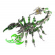 4pcs scorpions diy animal 3d metal model kits for adult