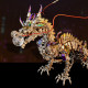 50cm cyberpunk mythical dragon 3d metal puzzle kits