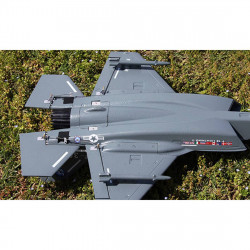 517mm wingspan rc jet fighter plane model epo ready to fly rtf - grey