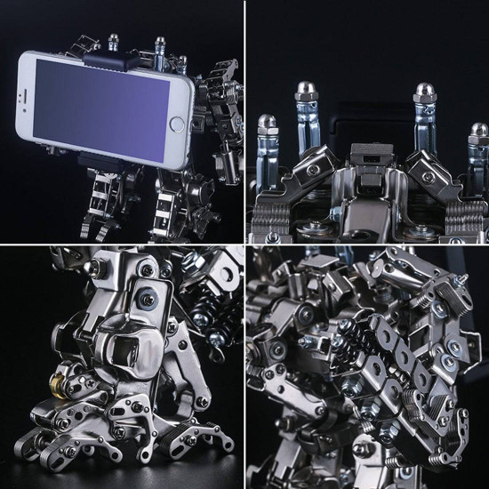 521pcs 3d metal fighting soldier puzzle model kit assembly multifunctional phone holder